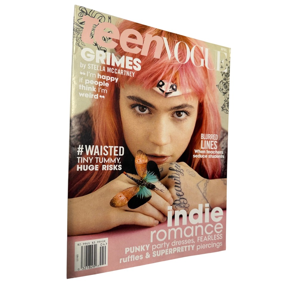 Teen Vogue April 2012 Grimes Stella McCartney Indie Romance Fashion Magazine